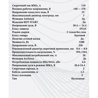 Сварочный полуавтомат САИПА-135С (САИПА-135) (MIG/MAG) Ресанта, шт