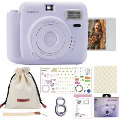 Popoto 60mm Focus FREE Instant Camera фиолетовый