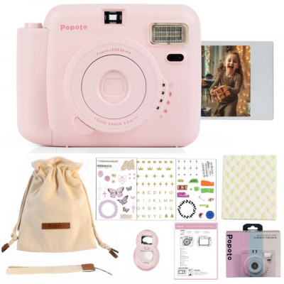 Popoto 60mm Focus FREE Instant Camera розовый