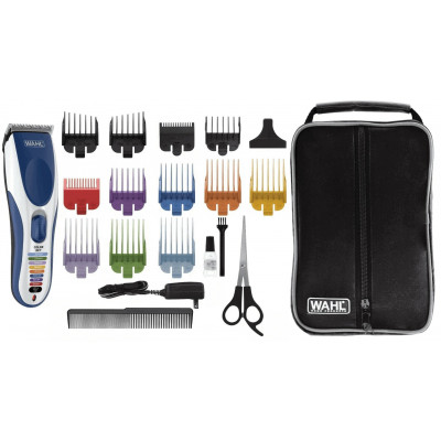 Машинка для стрижки волос Wahl Color Pro Cordless синий