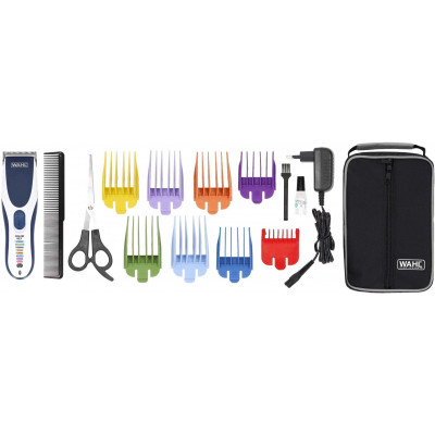 Машинка для стрижки волос Wahl Color Pro Cordless синий