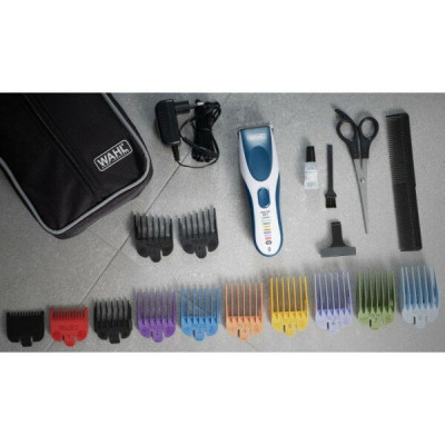 Машинка для стрижки волос Wahl Color Pro Cordless синий