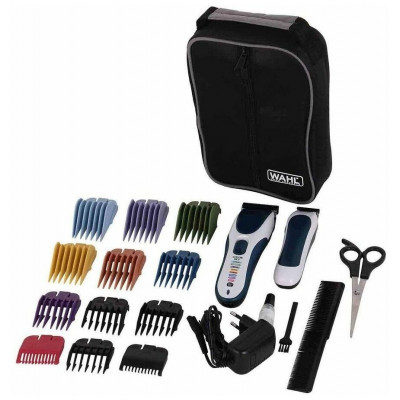 Машинка для стрижки волос Wahl Color Pro Cordless Combo бело-синий