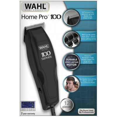 Машинка для стрижки волос Wahl Home Pro 100 Clipper черный