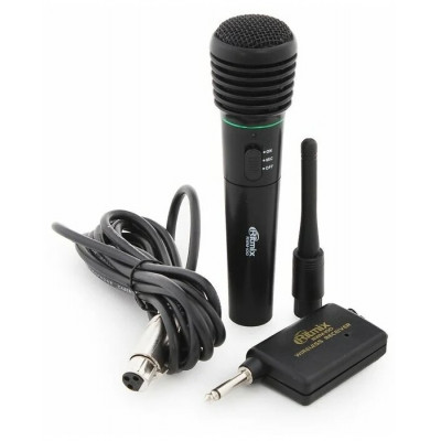Микрофон вокальный Ritmix RWM-100 черный
