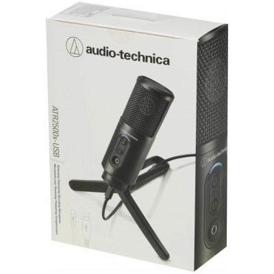 Студийный микрофон Audio-Technica ATR2500x-USB черный