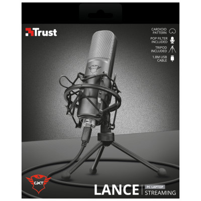 Студийный USB-микрофон Trust GXT 242 Lance Streaming