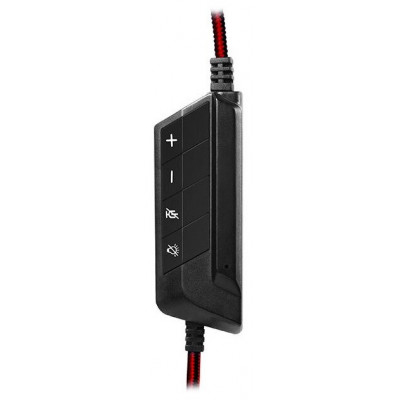 SVEN AP-U997MV Игровые стереонаушники с микрофоном черный-красн (USB, LED, 7.1)