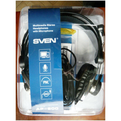 Наушники с микрофоном SVEN AP-600