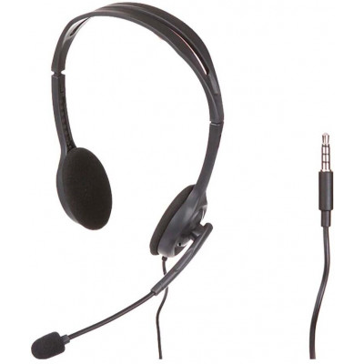 Наушники Гарнитура Stereo Headset H111, серая, длина кабеля 1,8 м, разъем 3,5 мм, микрофон с функц.