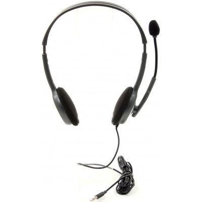 Наушники Гарнитура Stereo Headset H111, серая, длина кабеля 1,8 м, разъем 3,5 мм, микрофон с функц.