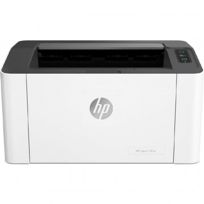 Лазерный принтер  HP Laser 107w, A4 20 стр/мин, 1200x1200 dpi, нагрузка 10000стр/мес,лоток 150л, Wi-Fi
