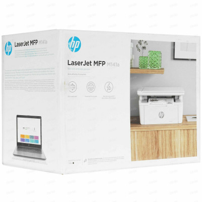 МФУ HP LaserJet MFP M141A, A4, print 600x600dpi, 21ppm, scan 600x600dpi, LCD, USB