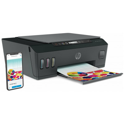 МФУ HP 1TJ09A Smart Tank 515 AiO Printer, A4, печать 1200dpi, копир 600dpi, сканер 1200dpi, USB, Wi-Fi, Bluetooth LE