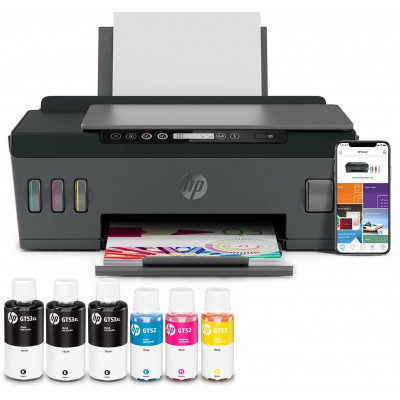 МФУ HP 1TJ09A Smart Tank 515 AiO Printer, A4, печать 1200dpi, копир 600dpi, сканер 1200dpi, USB, Wi-Fi, Bluetooth LE