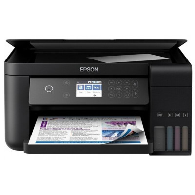 МФУ Epson L6160 C11CG21404 A4, Печать:4800x1200dpi, Сканер:1200x2400 dpi, Копир:1200x2400 dpi, USB