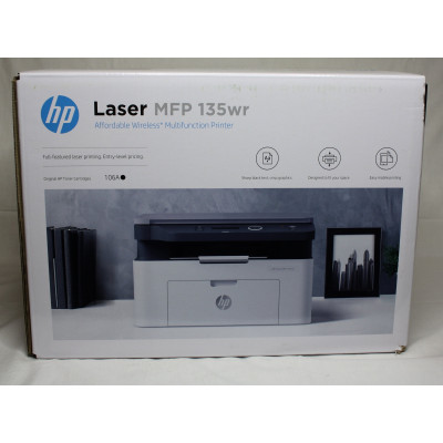 МФУ HP 4ZB83A Laser MFP 135w Printer (A4) Printer/Scanner/Copier 1200 dpi 20 ppm 128 MB 600 MHz