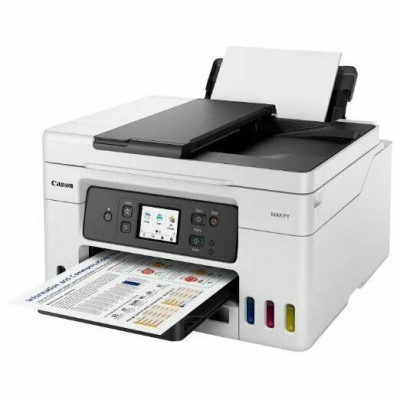 МФУ Canon MAXIFY GX4040  (A4, Printer/Scanner/Copier/FAX, 600x1200 dpi, inkjet, Color, 18 ppm, tray 100+250 pages, LCD Color (6,7 см), USB 2.0, LAN, WIFI cart. GI-46)