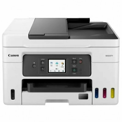 МФУ Canon MAXIFY GX4040  (A4, Printer/Scanner/Copier/FAX, 600x1200 dpi, inkjet, Color, 18 ppm, tray 100+250 pages, LCD Color (6,7 см), USB 2.0, LAN, WIFI cart. GI-46)