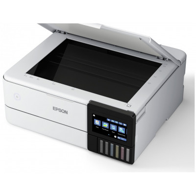 МФУ струйное Epson EcoTank L8160, цветн., A4, белый