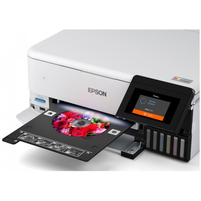 МФУ струйное Epson EcoTank L8160, цветн., A4, белый