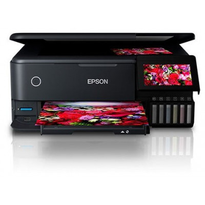 МФУ струйное Epson EcoTank L8160, цветн., A4, белый