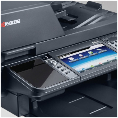 Цветной копир-принтер-сканер Kyocera M6230cidn (А4, 30 ppm, 1200 dpi, 1024 Mb, USB, Gigabit Ethernet, дуплекс, автоподатчик, тонер) продажа только с доп. тонерами TK-5270K/Y/M/C