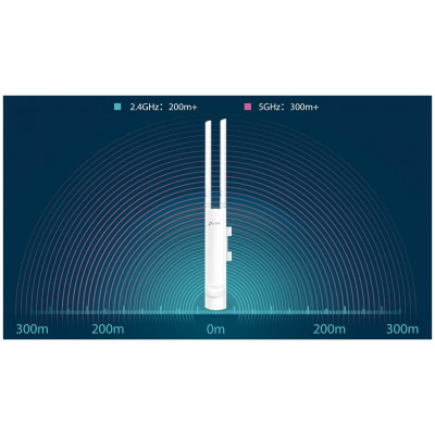 TP-Link EAP225-Outdoor(EU) Гигабитная двухдиапазонная потолочная точка доступа AC-1200