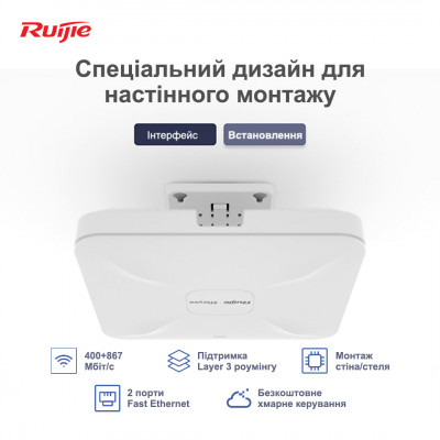 WiFi Точка доступа Ruijie | Reyee RG-RAP2200(F)