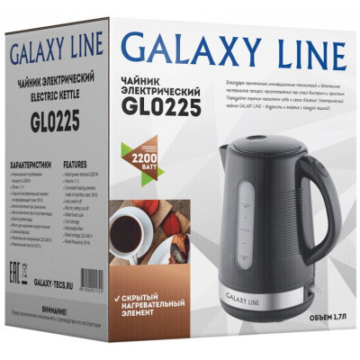 Электрочайник GALAXY Line GL0225 черный