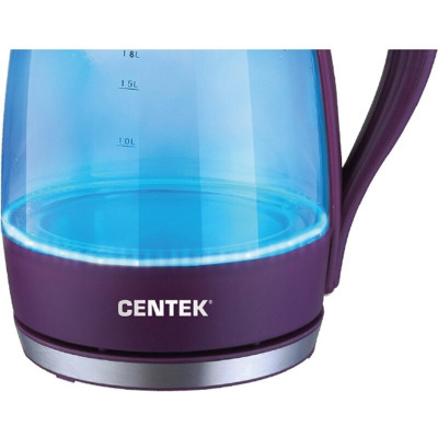 Чайник Centek CT-0042 Violet стекло, 1.8л