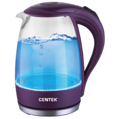 Чайник Centek CT-0042 Violet стекло, 1.8л