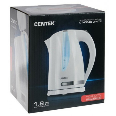 Чайник Centek CT-0040 White 1.8л