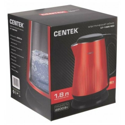 Чайник Centek CT-1025 (Beige) металл 1.8л