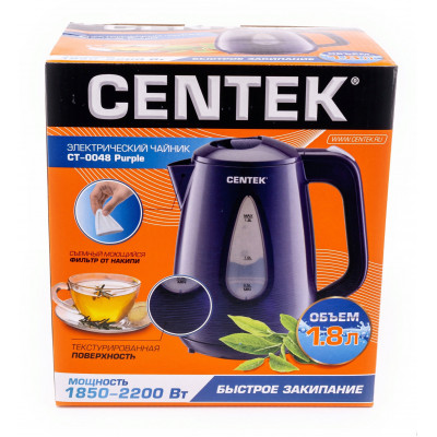 Чайник Centek CT-0048 Black 1.8л