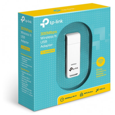 TP-Link TL-WN821N(RU) USB-адаптер серии N со скоростью передачи данных до 300 Мбит/с