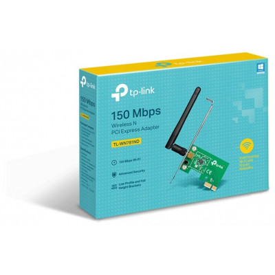 TP-Link TL-WN781ND Беспроводной сетевой адаптер PCI Express 150Мб/с