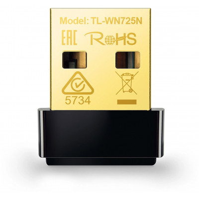 TP-Link TL-WN725N(RU) Беспроводной Nano USB-адаптер серии N, скорость до 150 Мбит/с