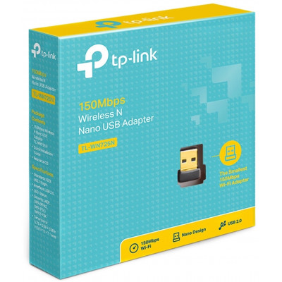 TP-Link TL-WN725N(RU) Беспроводной Nano USB-адаптер серии N, скорость до 150 Мбит/с