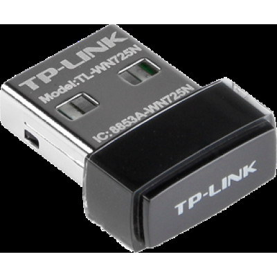 TP-Link TL-WN725N(RU) Беспроводной Nano USB-адаптер серии N, скорость до 150 Мбит/с