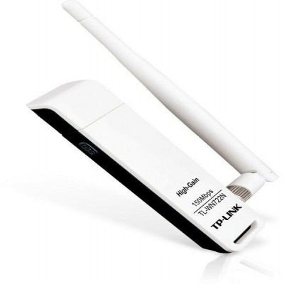 TP-Link TL-WN722N(RU) Беспроводной 150 Мбит/с USB-адаптер повышенной мощности