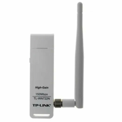 TP-Link TL-WN722N(RU) Беспроводной 150 Мбит/с USB-адаптер повышенной мощности