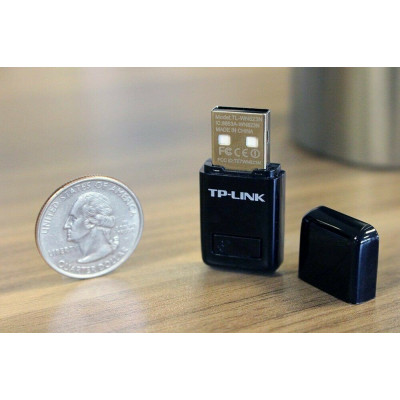 TP-Link TL-WN823N(RU) Беспроводной сетевой мини USB-адаптер серии N, скорость до 300 Мбит/с