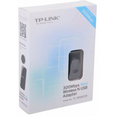 TP-Link TL-WN823N(RU) Беспроводной сетевой мини USB-адаптер серии N, скорость до 300 Мбит/с