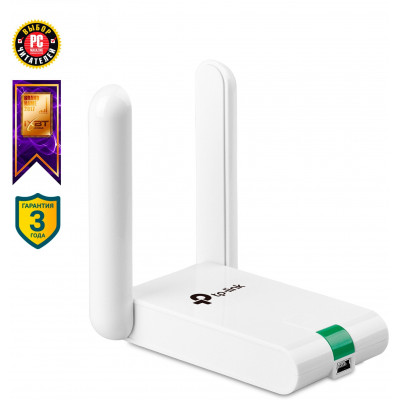 TP-Link TL-WN822N(RU) Беспроводной сетевой USB-адаптер высокого усиления, скорость до 300 Мбит/с