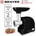 Мясорубка BRAYER BR1603BK