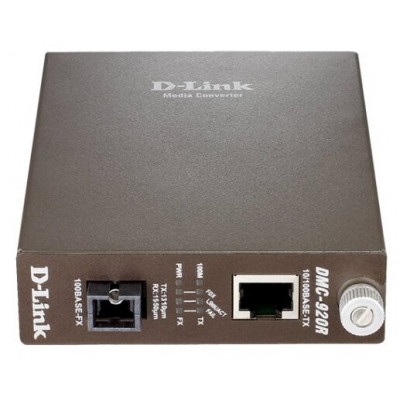 D-Link DMC-920R/B10A Медиаконвертер одномод 20 км WDM