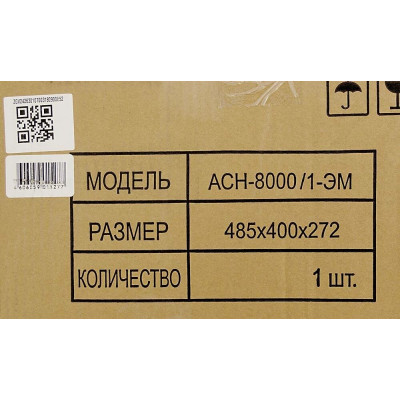 Стабилизатор напряжения однофазный РЕСАНТА ACH-8000/1-ЭМ черный 8000 Вт 500 мм 395 мм 270 мм 23 кг