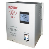 Стабилизатор напряжения однофазный РЕСАНТА LUX АСН-8000Н/1-Ц бежевый 8000 Вт 460 мм 190 мм 290 мм 16.6 кг