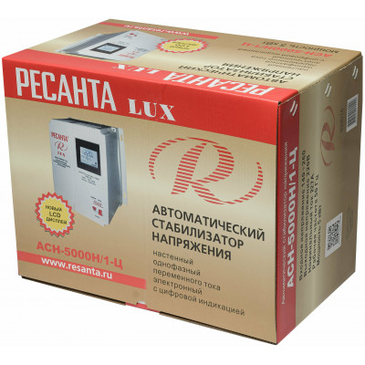 Стабилизатор АСН- 5 000 Н/1-Ц Ресанта Lux, шт